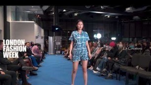 'London Fashion Week by Fashion show live Designer Megans Choix Model 13'