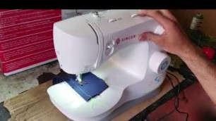 'Máquina de costura Singer fashion Mate 3342 instruções de pontos e manuseio.'