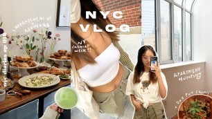 'Living in NYC | apartment hunting updates, my first NY fashion week, nekohama & making new friends'