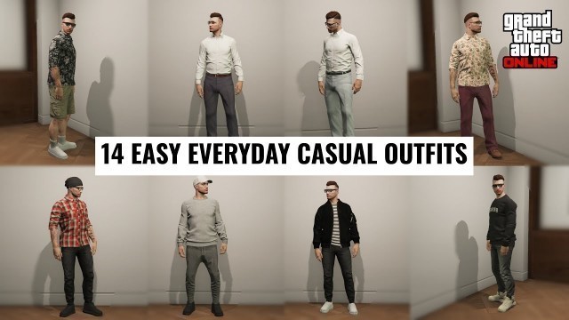 'GTA Online - 14 Easy Casual Everyday Outfits'