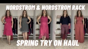 'NORDSTROM & NORDSTROM RACK SPRING TRY ON HAUL | FASHION OVER 40'