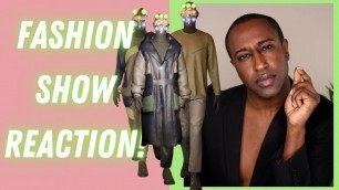 '3-D FASHION SHOW LIVE REACTION! Oqliq FW21 at New York Fashion Week'