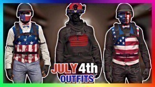 'Top 3 Best Easy To Make July 4th Male Tryhard Outfits (GTA Online)'