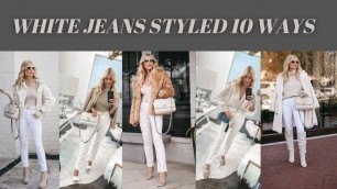 'White Jeans Styled 10 Ways | Fashion Over 40'