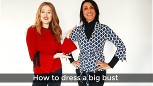 'How to dress a big bust for women over 40 - fashion over 40'