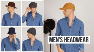 'My Favorite Headwear for Fall 2019 | Men’s Hats, Beanies, Fedoras, and Caps'