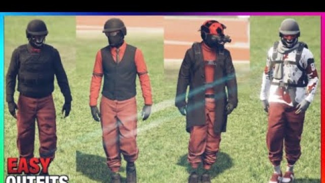'Top 4 Best Easy To Make Male Tryhard Red Jogger Outfits (GTA Online)'