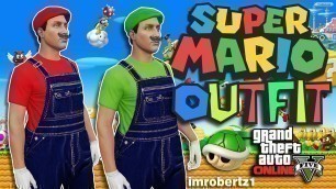 'GTA 5 Super Mario Bros Outfit Tutorial How To Get Nintendo Mario Bros Clothing 1.40 (GTA Online)'