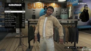 'GTA 5 - All Clothing Stores with Franklin'