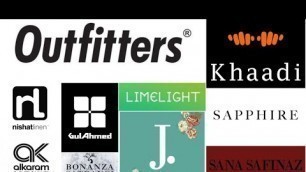 Top 10 clothing brands in Pakistan | top 10 fashion brands in Pakistan. | Pakistani brand list