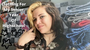 'EMO Back To School Thrifted Try-On Clothing Haul For Highschool 2020-2021'