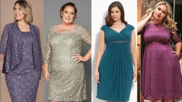 'Plus size Women Over 40 Mother Of The Bride Dresses 2k22 Outstanding// AJ Fashion'