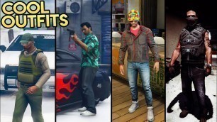 'GTA Online - AWESOME LOOKING OUTFITS! (Tommy Vercetti, The Sheriff, The McFly & More)'