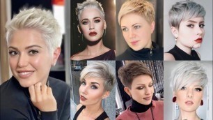 'Universally flattering Very Short PIXIE Haircuts & Hairstyles For Women\'s over 40