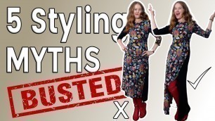 '5 SHORT Women STYLING Myths BUSTED! - Fashion for Women Over 40'