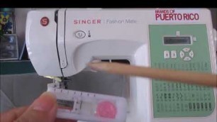 'Cómo hacer ojales en la máquina Fashion Mate de Singer'