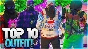 '\"TOP 10 (GTA 5 ONLINE) MODDED OUTFIT!\" USING CLOTHING GLITCHES 1.40'