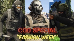 'GTA 5 Online - FASHION WEEK *CALL OF DUTY SPECIAL* (Ghost, Shadow Company Soldier, COD Ghosts)'