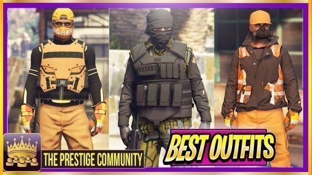 'GTA 5 Online TOP 3 BEST MODDED OUTFITS Using Clothing Glitches 1.45/1.44 (TryHard/RnG/Modded Outfits'