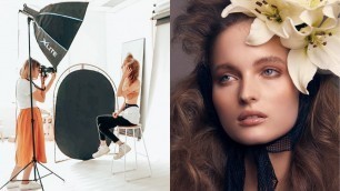 'Behind The Scenes - Editorial Hair Beauty Photo Shoot [Studio Portrait Photography BTS]'