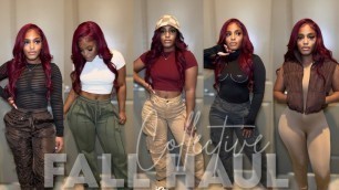 'COLLECTIVE FALL HAUL 2022: PRETTYLITTLETHING, FASHION NOVA, TARGET, H&M, FOREVER 21'