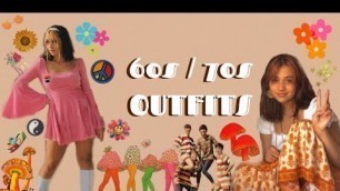 '60s and 70s Outfit Lookbook ✌︎☮️'