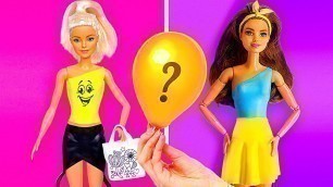 'Unique No Sew Design Ideas for Your BARBIE | DIY BARBIE FASHION SHOW with Balloons'