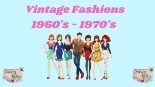 'Vintage Fashion Show 1960\'s -1970\'s #shorts'