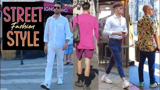 'Mens Street Fashion Compilation, WHAT ARE PEOPLE WEARING IN ITALY?'