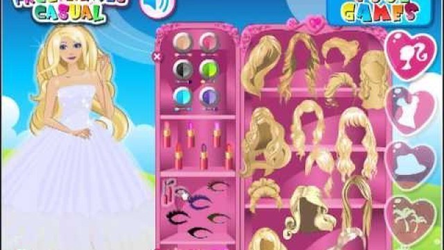 'Barbie perfect bride- dress up game'