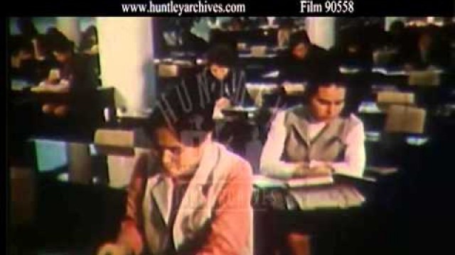 'Kazakstan in the 1960\'s.  Housing, fashion, culture.  Film 90558'