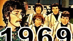 '1960\'s Music The Beatles The Troggs Fashion 60\'s Hairstyles 1969 Rolling Stones Monkees Cards'