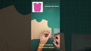 'Patternmaking for Fashion Design | Dart Manipulation | How to Make Pattern for Sewing'