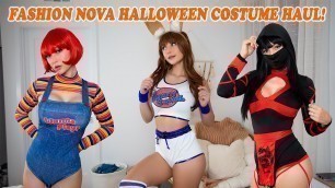 'TRY ON HAUL : 2022 Halloween Costumes! Fashion Nova'