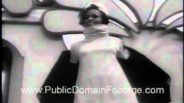 'Teen 1960\'s fashions Newsreel PublicDomainFootage.com'