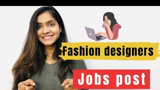'Fashion Designer Job 