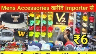 'Caps खरीदे Importer से/Summer Caps,Bike Gloves/Mens Accessories Wholesale Market Delhi/Mens Earrings'