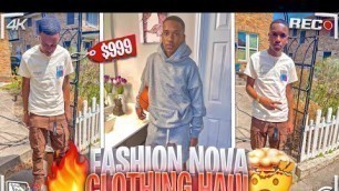 'TALAN DOES A FASHION NOVA MENS TRY ON HAUL! BEST AFFORDABLE CLOTHES FOR THE SUMMER!'