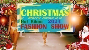 '_ CHRISTMAS Fashion Show, Bikini Swimwear, Topical Beach Resort - Merry Xmas 2023,TRENDING-POLYGON'