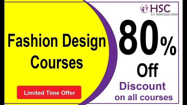 'Fashion Designer Course |  Fashion Design Courses Online | Flat 80% Discount on All Courses'