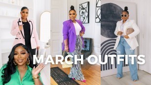 'Outfits I Wore In March | Boohoo, Fashion Nova, Zara | Tamara Renaye'