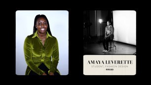 'Amaya Leverette | RMCAD Fashion Design Student'