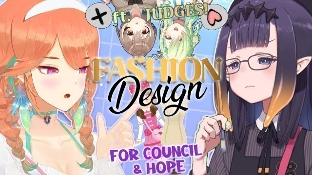 '【FASHION DESIGN BATTLE】Making Outfits For Council & Hope VS INA\'NIS #kfp #キアライブ'