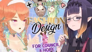 '【FASHION DESIGN BATTLE】Making Outfits For Council & Hope VS INA\'NIS #kfp #キアライブ'