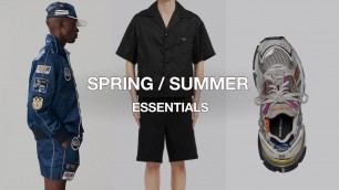 'Spring Summer Essentials 2022 | Men\'s Fashion Trends'