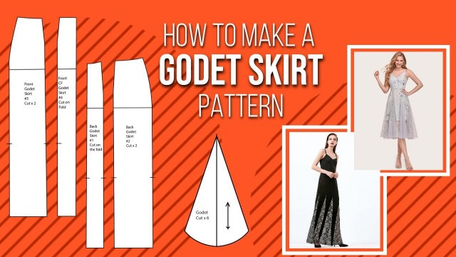 'Pattern For Skirt With Godets | Pattern Drafting | Fashion Design'