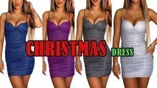 'Women’s Glitter Sparkle  Christmas Party Dress Fashion Cute Outfit Top 10 Christmas Dress BUY BUY'