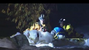 'San Diego Fire rescues man swept away by flood waters in Mission Valley'