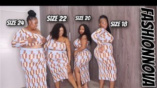 '4 PlusSize Women Try On Same FASHIONNOVA Outfits ft. Boitumelo Spotted, Seipati & Khumo | SizeVSSize'