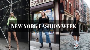 'NEW YORK FASHION WEEK || Sept 2018'